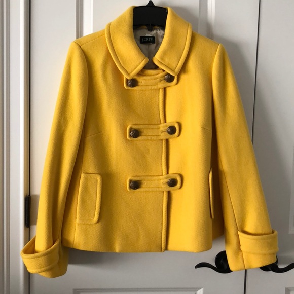 J. Crew | Jackets \u0026 Coats | Yellow Wool 